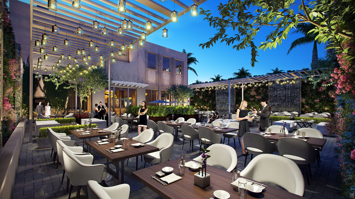 Crystal Cruises Showroom & Silk Road Restaurant - RJHA